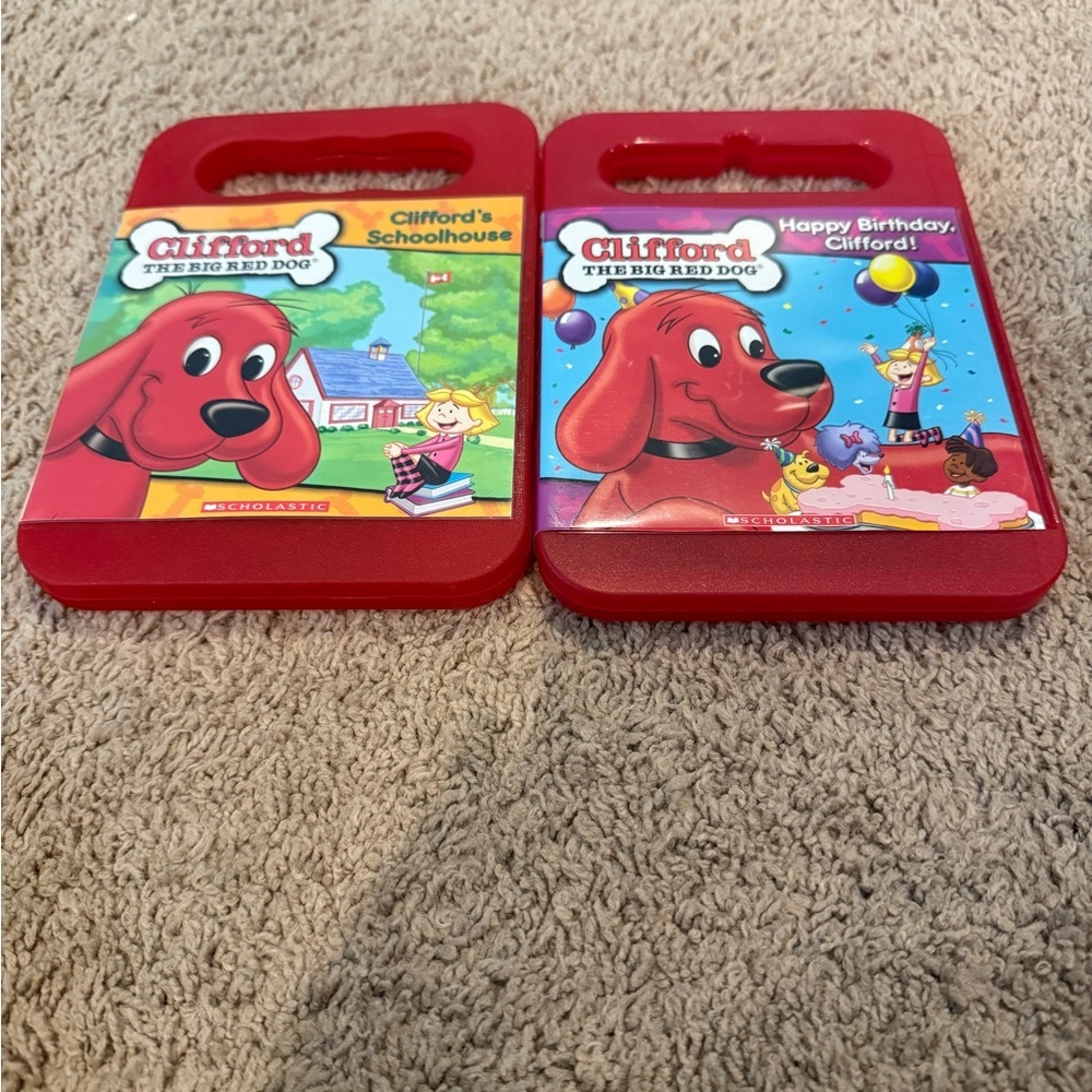 2 DVDs Clifford The Big Red Dog Happy Birthday Clifford & Clifford’s Schoolhouse